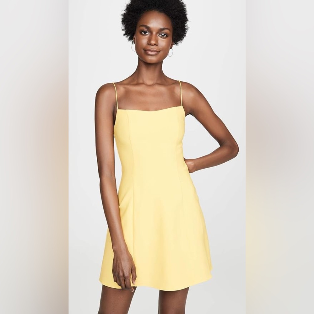 LIKELY Carter Mini Dress | Pastel Yellow ☀️| Convertible Strapless | Sz 12 NWOT - Picture 7 of 12